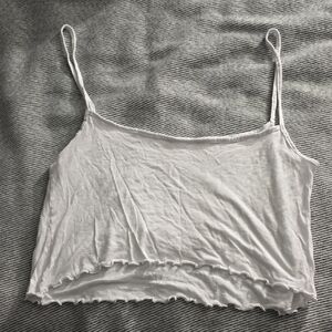 Wicked Weasel Sheer White Tank Top